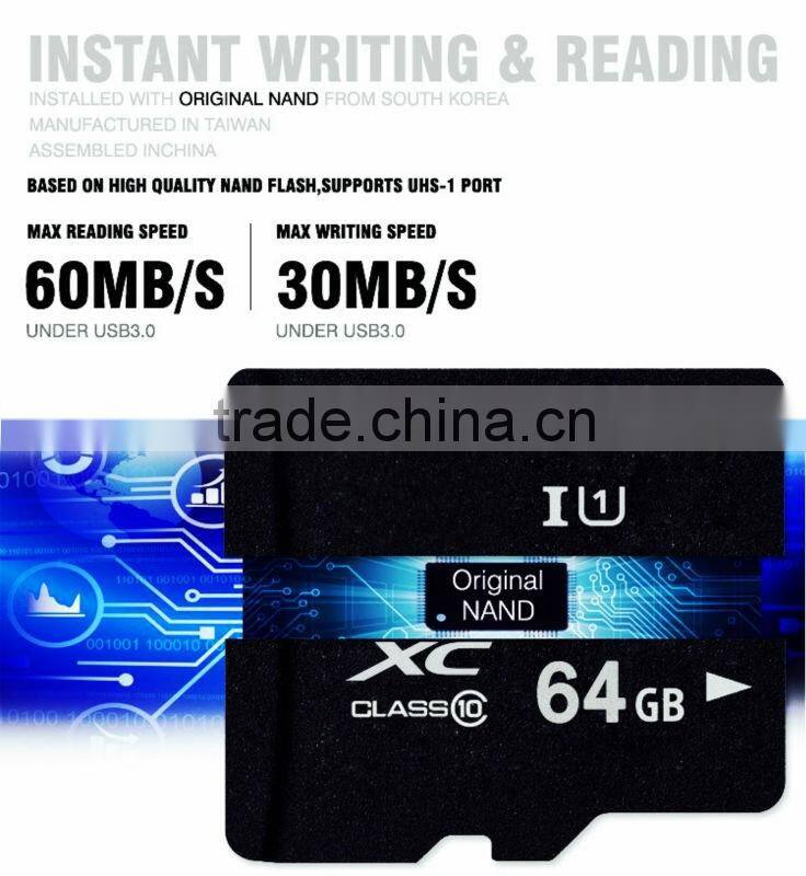 128GB Class10 tf Memory Card, Bulk Price SD Card Made in Taiwan
