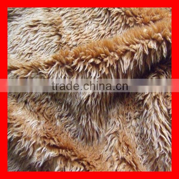 Acrylic/Polyester Dot Jacquard Faux Fur