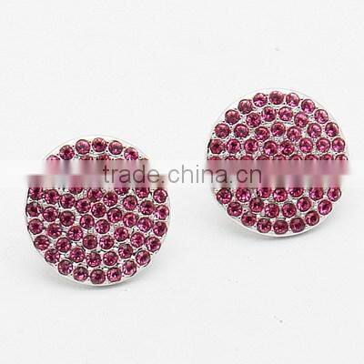 Fashion Rose Crystal Earrings for Women