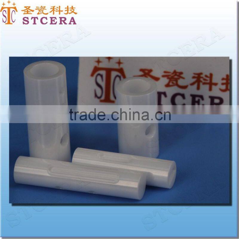 STCERA custom handmade vacuum zirconia ceramic insulation pipe