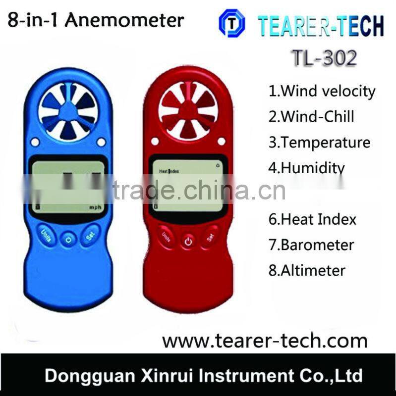 Hotsale! OEM High Quality 8-in-1 Digital Anemometer with barometer 8-in-1 for home and industrial Wholesale in Bulk Price
