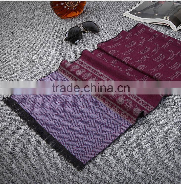 Popular Men Winter Warm Classical Scarf Tassels Scarves Long cotton Shawl