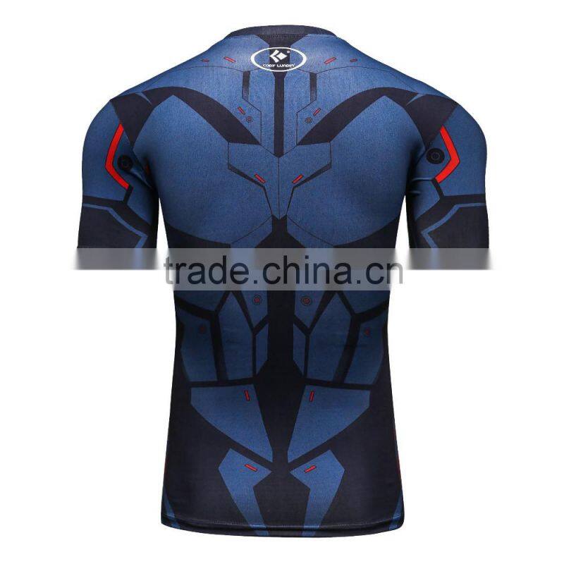 2016 Movie Superman v Bat-man/Wonder Man T-shirt Cool Novelty Tshirt Men Dawn of Justice Tee Sports T-Shirts