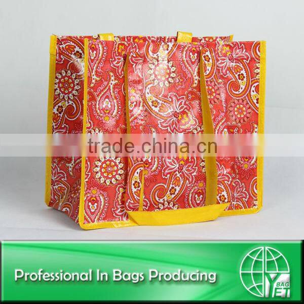 Wipe-clean r-pet eco friendly custom reusable shopping bag