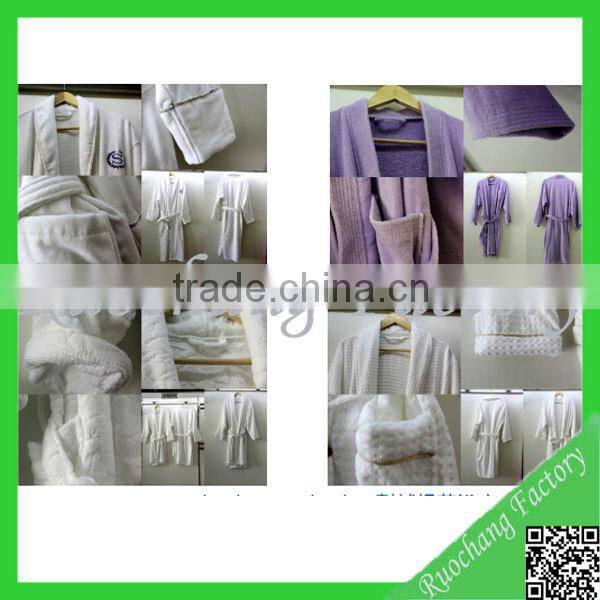 Promotional hotel bath robe&cotton chenille bathrobes&bath robe for women
