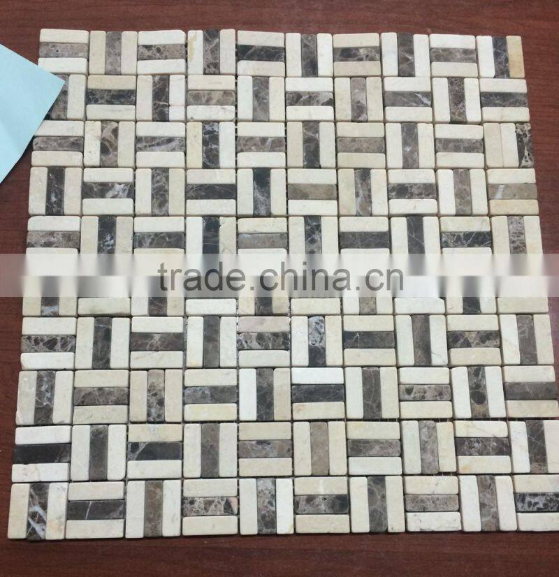factory direct sell white marble Mosic tile