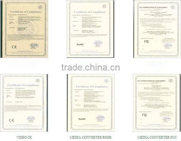 analog video transmitter over one coaxial cable