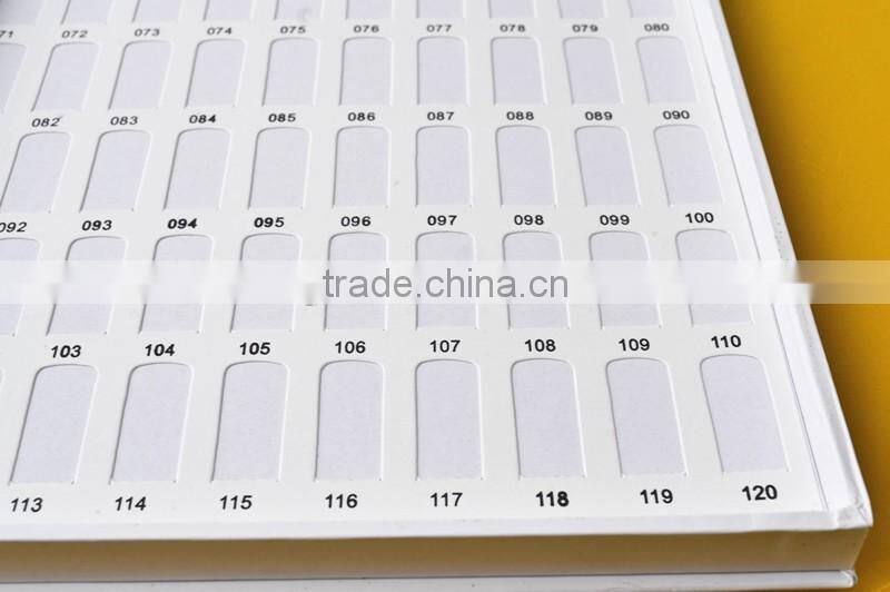 216 colors Nail gels color card with good price high quality