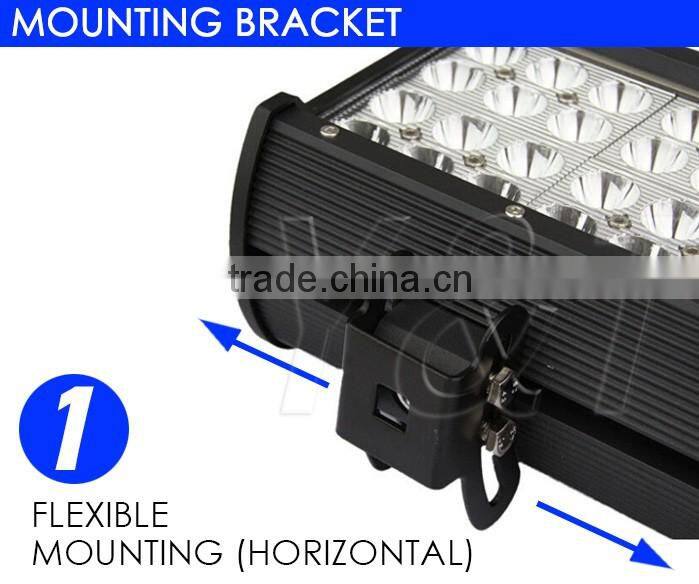 Factory direct! 36w Y&Y brand 4 row LED work light bar for dune buggies off road truck atv utv sandrails