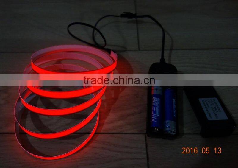 AC110V-240V Sound control Inverter lighting decoration Blue 1500mmX10mm EL tape