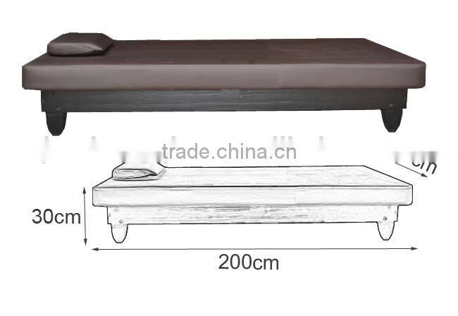 Thai massage table TM608, soild wood thai massage bed