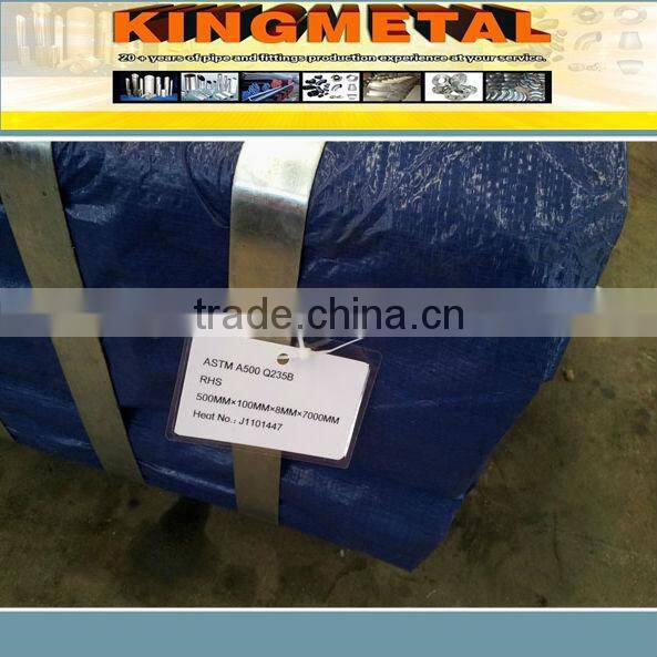 100x100 Q235 carbon steel retangular and square pipe price