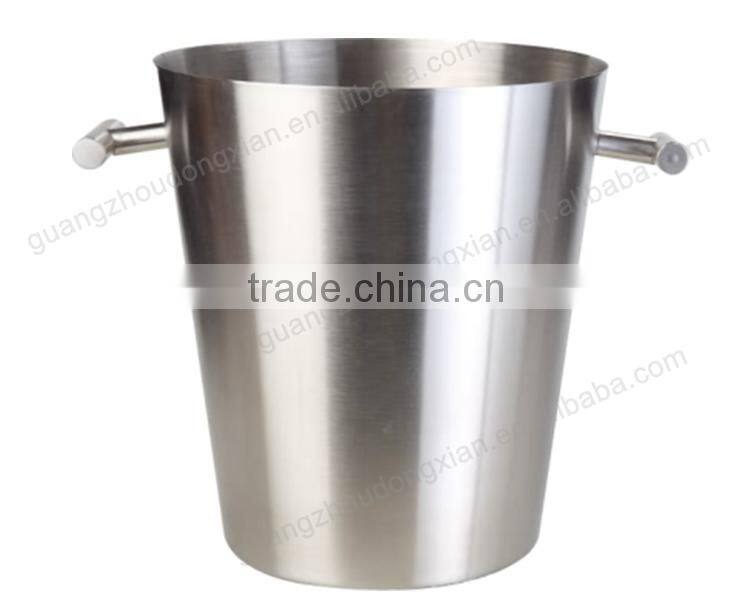 Large Capacity Antique Silver Ice Bucket