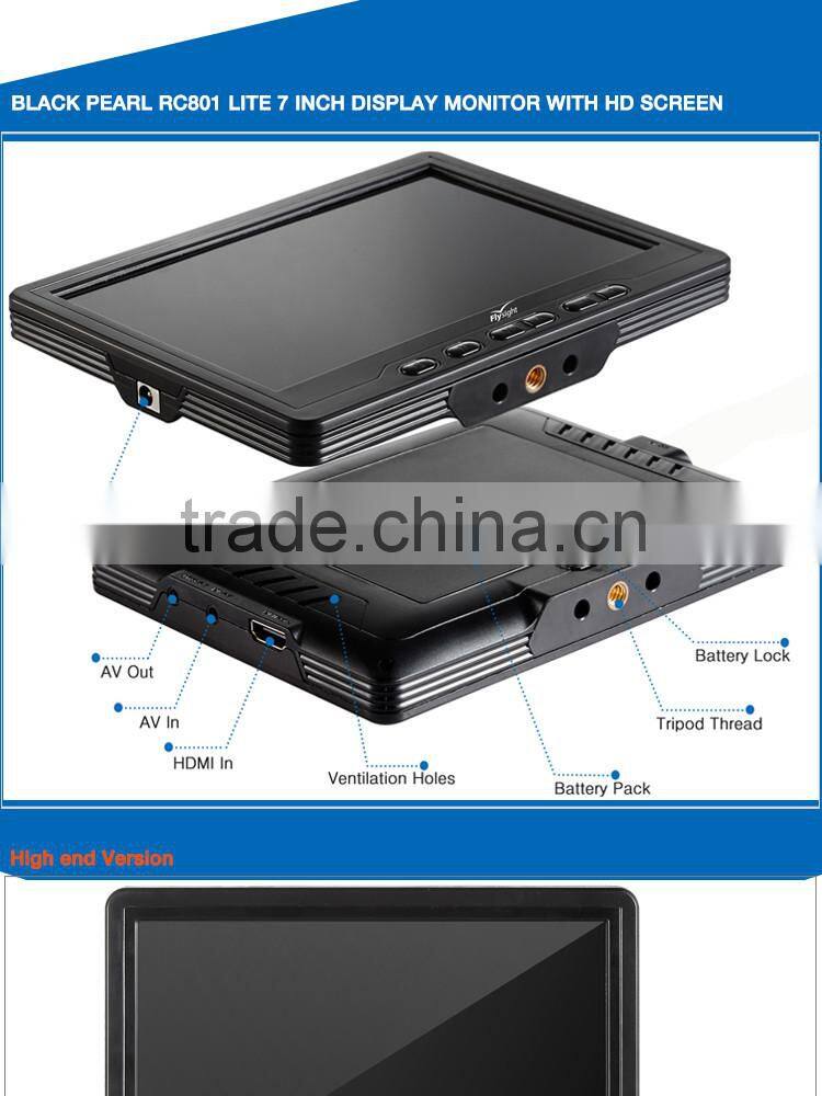 RC801Lite 32CH 7" 5.8GHz Diversity FPV LCD Monitor