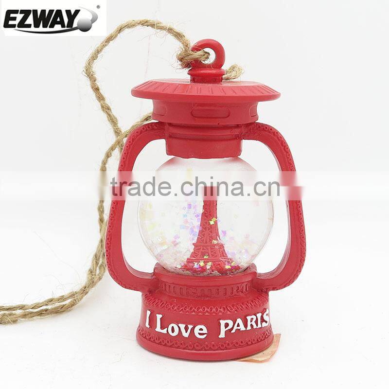 Creative design city led christmas ornaments