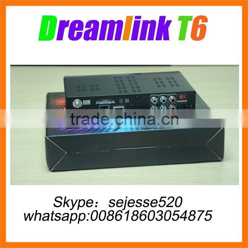 New arrival Dreamlink T6 Turbo 8psk+IPTV for north america in stock