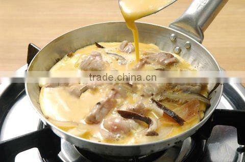 Kitchenware Saute Pan with Wood Vertical handle for Japanese rice bowl dish