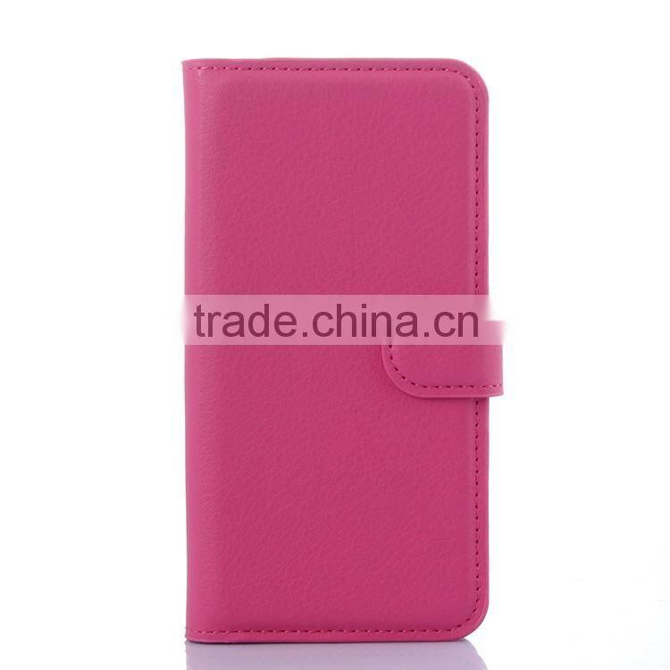 High Quality Leather Holster Card Wallet Folio Stand Flip Case Cover for Samsung GALAXY S6 edge