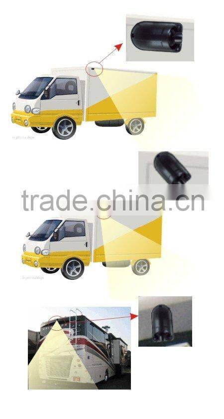 Quad view color car rear view system