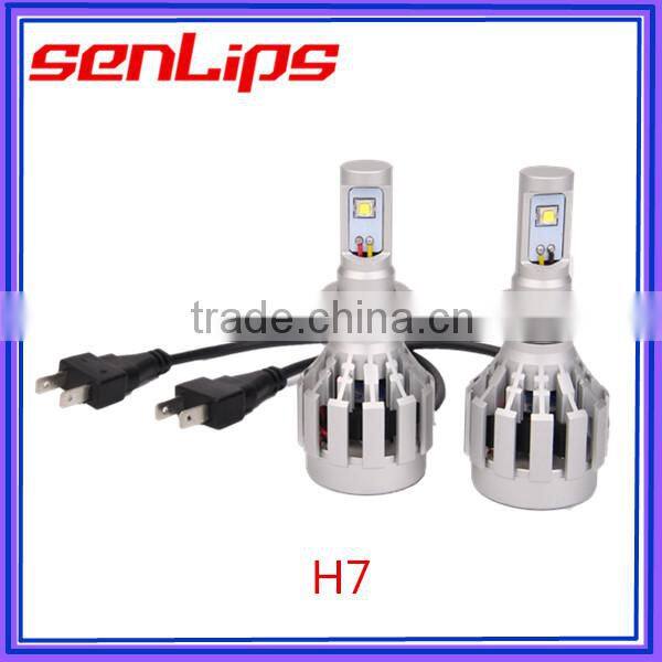 Sliver 20W H7 9005 9006 H8 H9 H10 H13 LED Headlight for vehicle motorcycle