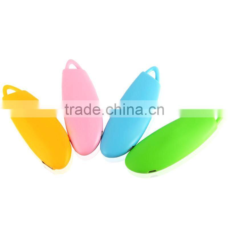 Hot Sale Corlorful Gift! Power Bank Portable Mobile Phone charger 2200mah