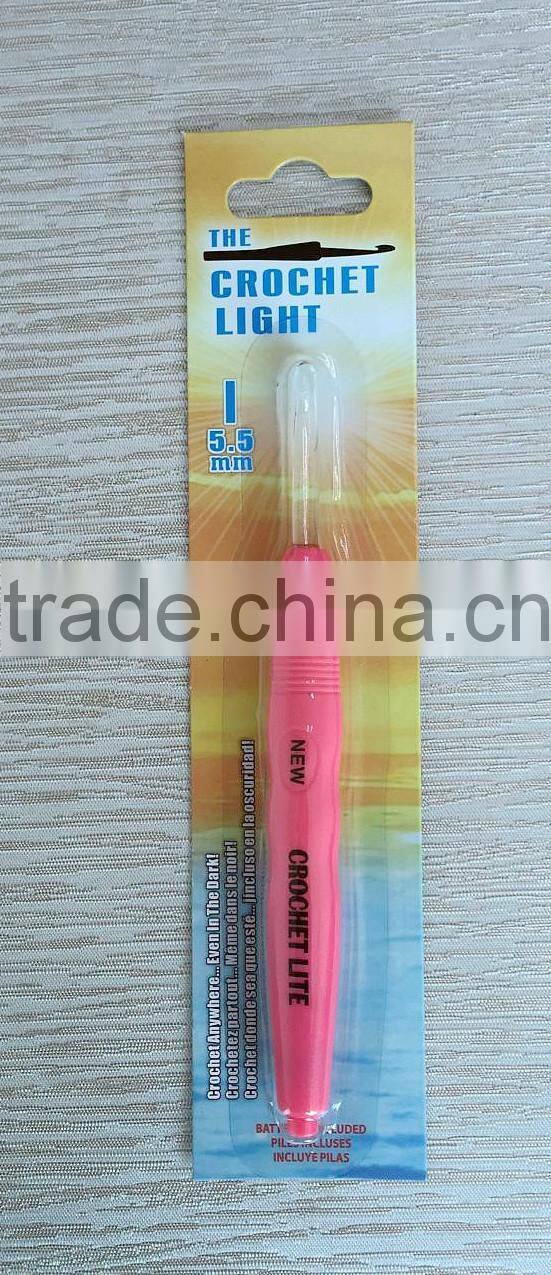 Crochet Lite Crochet Hooks, Size I/5.5mm,Pink