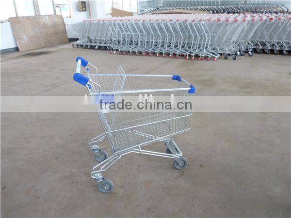 RH-SR150 150L Russia Coin Lock Supermarket Shopping Cart