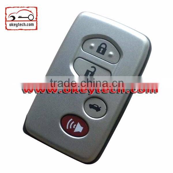 High Quatity Toyota Smart remote key shell button HYQ14AAB for Toyota Corolla Car Key romote key shell case