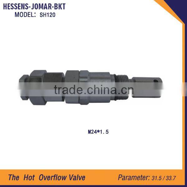 SH120 Overflow valve /directional valves/flush valve/manual flush valve engine parts for excavator