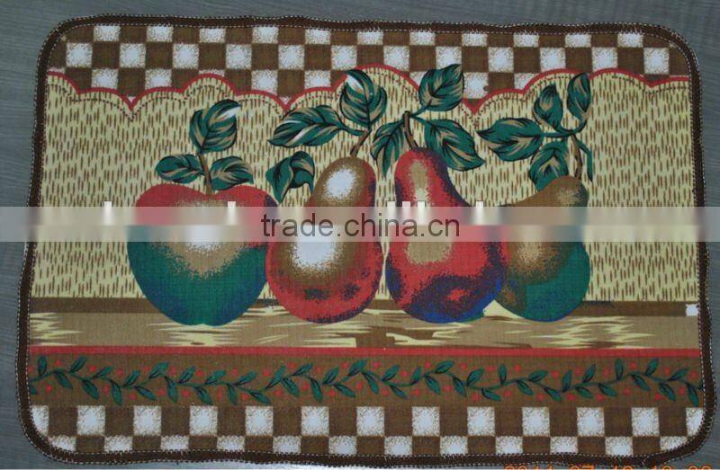 colorful design printed, good quality with cheap price door mat