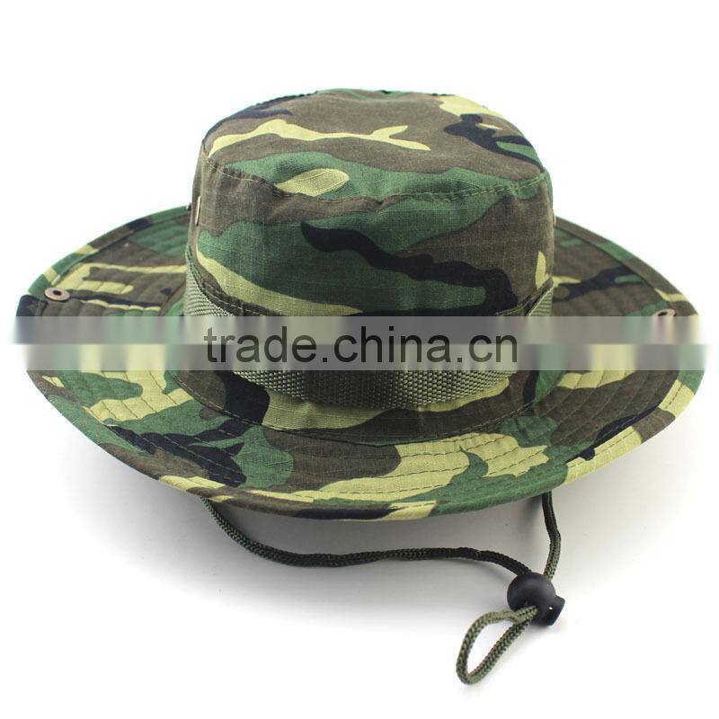 Hot screen printing custom your own design camo bucket boonie custom hat