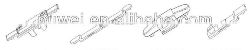81528901 Aluminum alloy connector- swing out opening