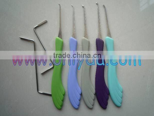 NEW High quality 5 pcs set lock pick, house lock open tool, locksmith