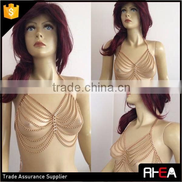 Rose Gold Color Beach Body Chain Jewelry