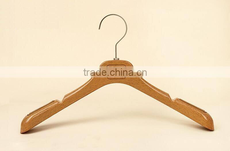New Design Thick Plastic Hanger for Coats and Suit,Imitation Wood Color