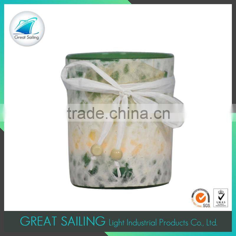 decoration home colord candle jar