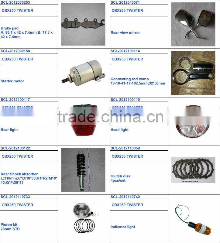 SCL-2012100101 Motorcycle Parts Digital Speedometer CBX250 TWISTER