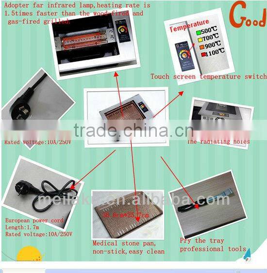 stainless steel barbeques grill with smokeless/ indoor stove top bbq/electric griddle.