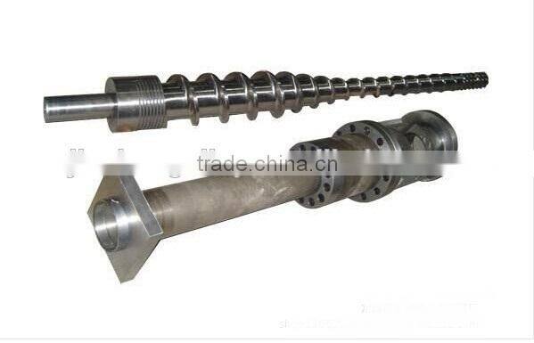 High mixing performance screw and barrel for rubber and plastic machine