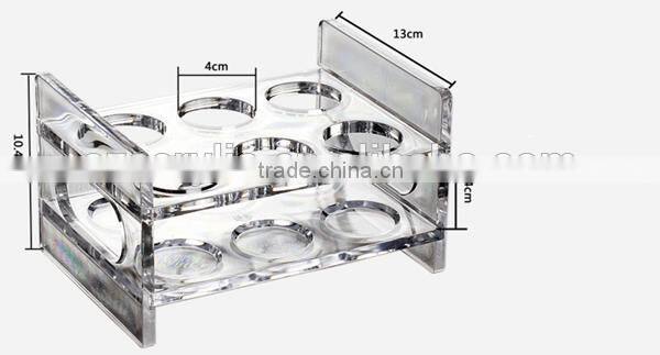transparent KTV table bottle wine drink display rack