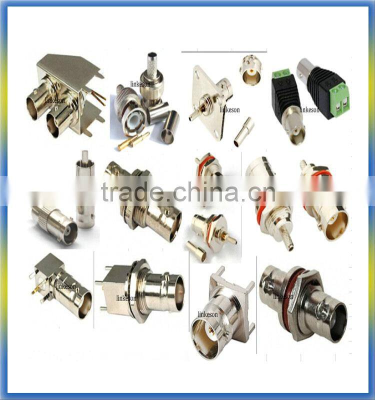 manufacture BNC screw video monitoring RF connector