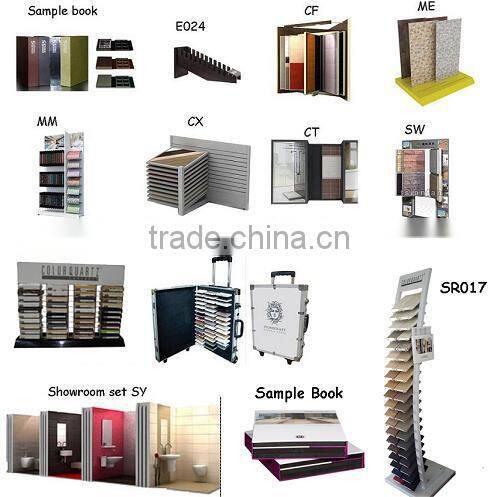 CF083 Ceramics Tile Display racks for showroom / page turning type rack