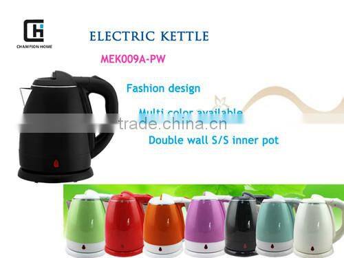 Fashionable design anti-hurt handle automatical eletric fast kettle