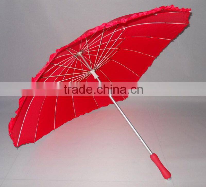 lover umbrella 23"16K heart shaped umbrella