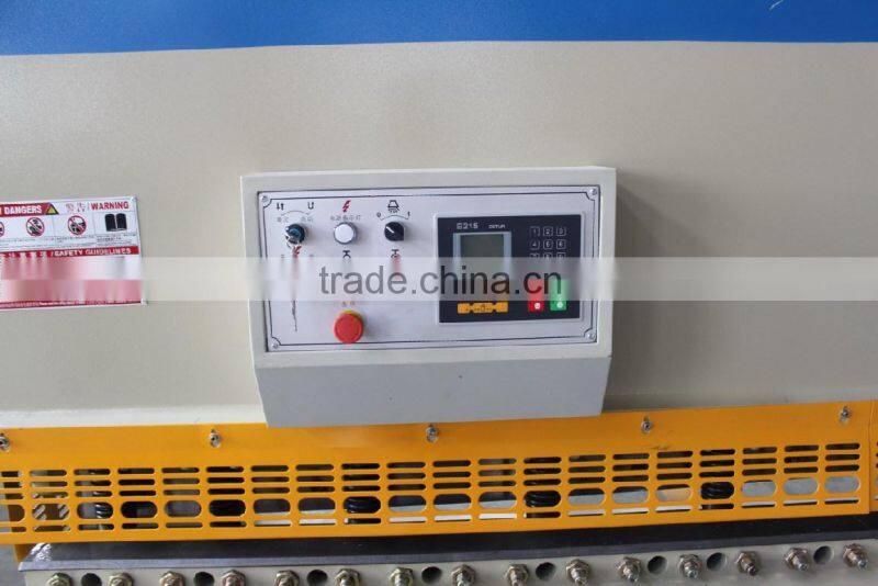 Hydraulic swing beam metal shearing machine