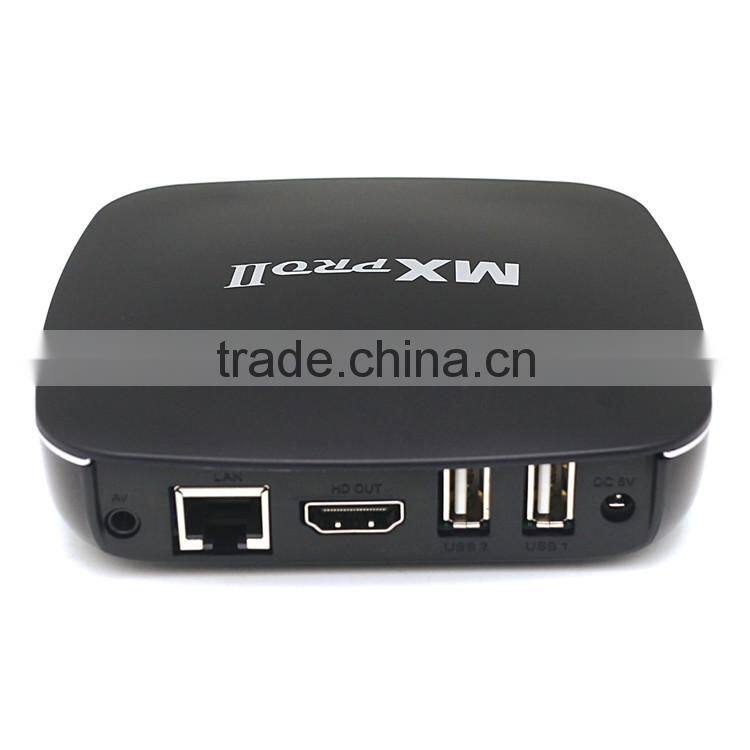 New Arrival MXPROII Smart TV Box Amlogic S905 Quad Core Android TV Box Android 5.1.1 OS