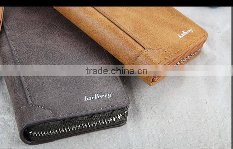 Factory product best selling cheaper man clutch wallet baellerry fashion mens wallet