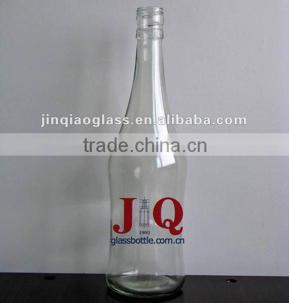 700ml round glass spirit bottle