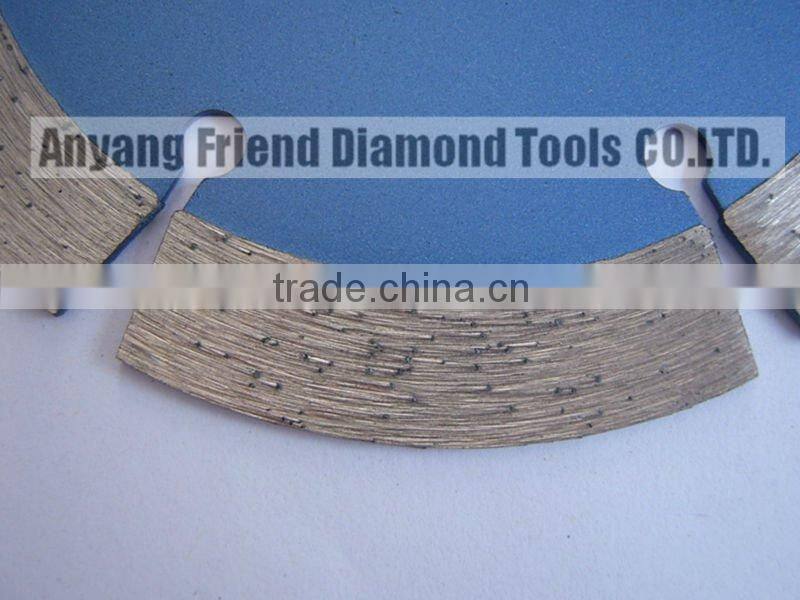 Dry Cutting Segment Diamond Saw Blade for glass stone concrete
