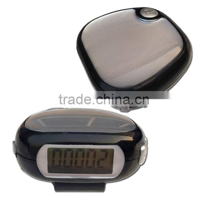 2013 novelty apple design multiufnction pedometer with scan radio